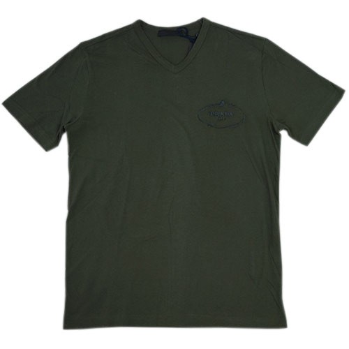 プラダ Tシャツ Ujm507 Prada メンズ 半袖 Vネック コットン100 Militare ミリターレ ミリタリーグリーン Sサイズ アウトレットの通販はau Pay マーケット 買付道 Jjブランド専科