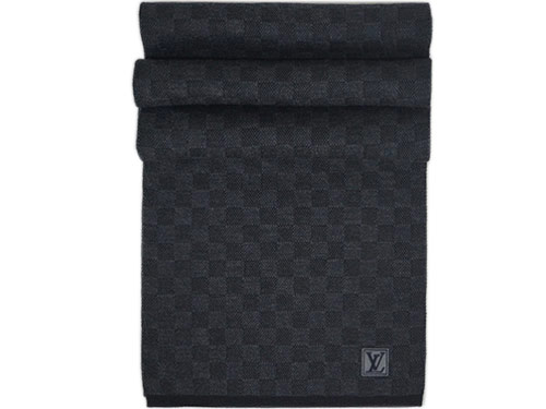 ルイヴィトン マフラー M Louis Vuitton ヴィトン Lv エシャルプ プティ ダミエ ウール100 グラフィット ダークグレー ブラックの通販はau Pay マーケット 買付道 Jjブランド専科