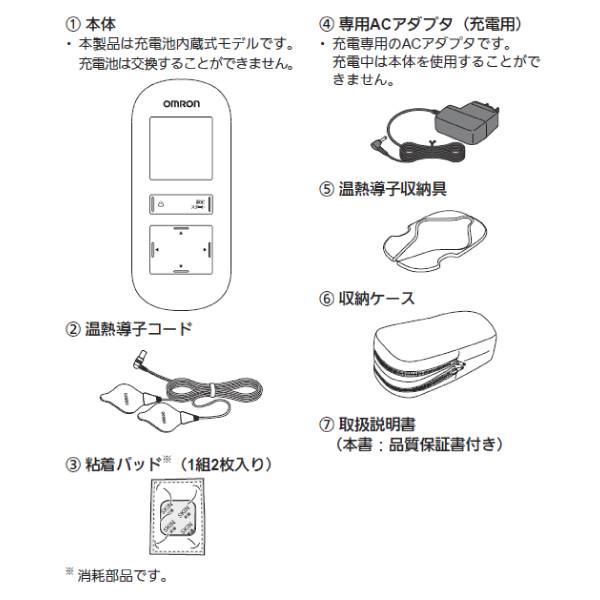 HVF314　オムロン(OMRON)　温熱低周波治療器 マッサージ機器 管理医療機器　HV-F314_1
