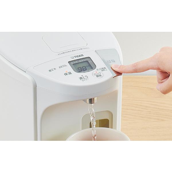 タイガー 電気ポット 3L 蒸気レス VE電気まほうびん とく子さん 電動