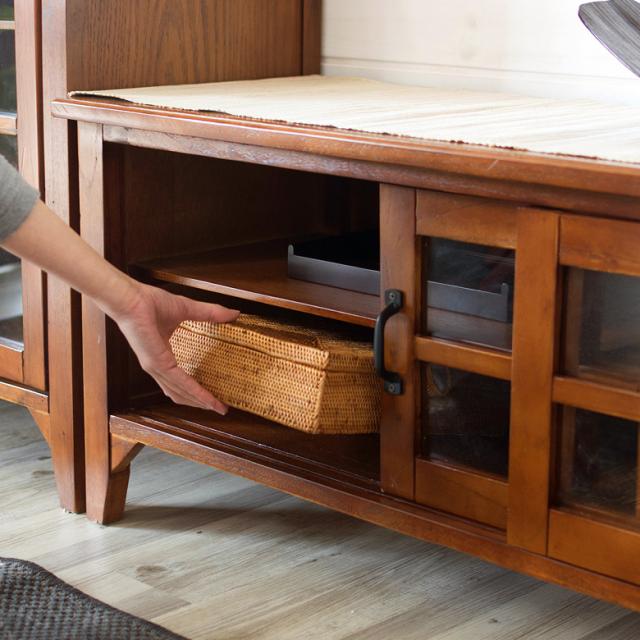 テレビボード テレビ台 幅150cm おしゃれ 天然木製 収納 AVボード AV