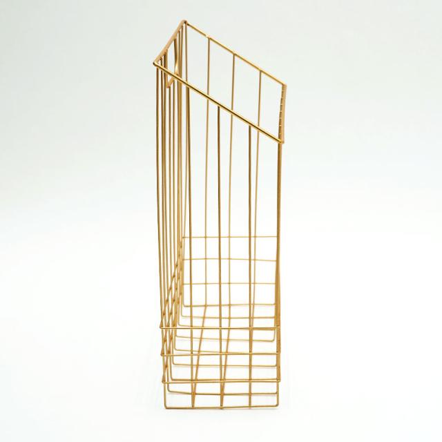 ワイヤーバスケット A4 マガジンラック ブックスタンド 本たて 収納