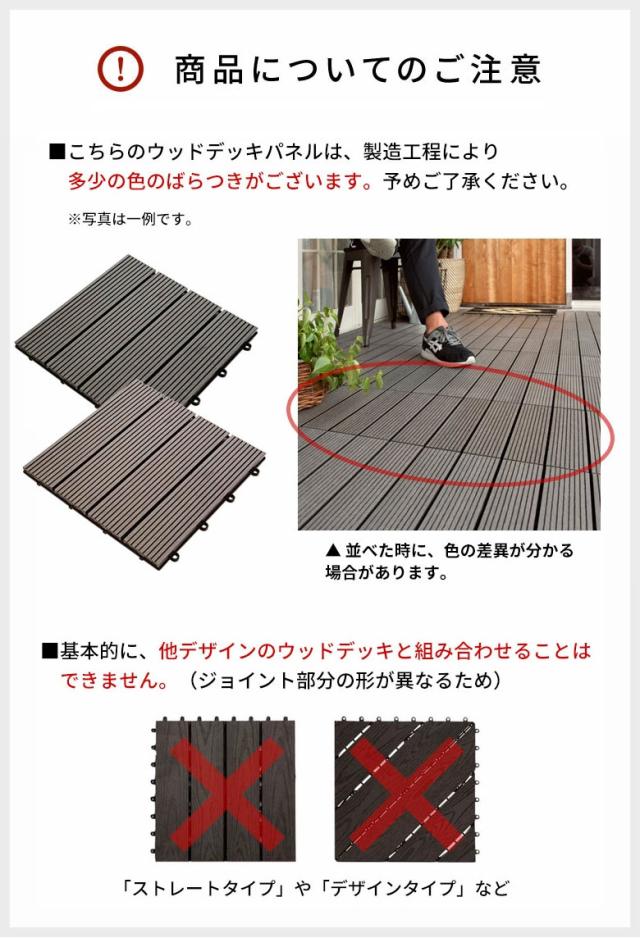 ウッドデッキタイル 人工木 20枚セット ブラウン ベランダタイル ジョイント ウッドタイル フロアデッキ 木製 樹脂 ウッドパネル ウッドデッキ