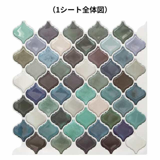 モザイクタイルシール 正方形 4枚入り 水回り 壁面 DIY ウォールステッカー 壁紙 シート モロッカン柄 ランダムカラーの通販はau PAY マーケット - アジア工房 モザイクタイルシール 正方形 4枚入り 水回り 壁面 DIY ウォールステッカー 壁紙 シート モロッカン柄 ランダムカラーの通販はau PAY マーケット - アジア工房