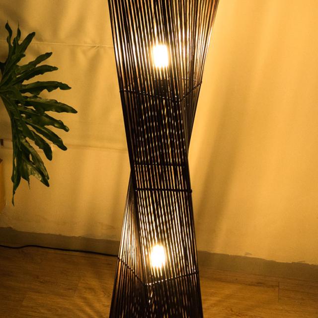 フロアライト フロアランプ アジアン ツイストタイプ L 間接照明 LED