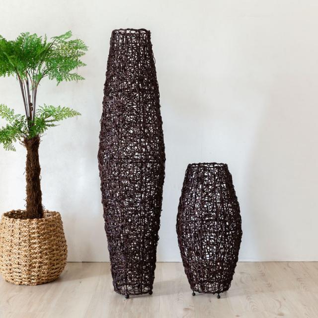 フロアライト フロアランプ アジアン コクーンタイプ M 間接照明 LED