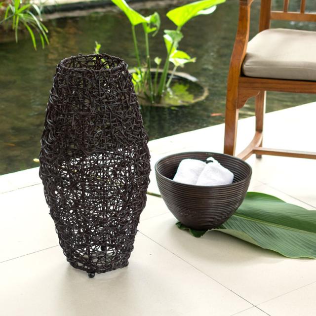 フロアライト フロアランプ アジアン コクーンタイプ M 間接照明 LED