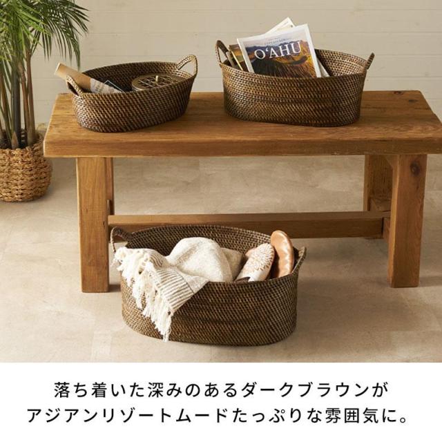 アジアン バリ島 バナナリーフ 特大 バスケット 籠 収納 家具 ランドリー アジアン バリ島 バナナリーフ 特大 バスケット 籠 収納 家具 ランドリー