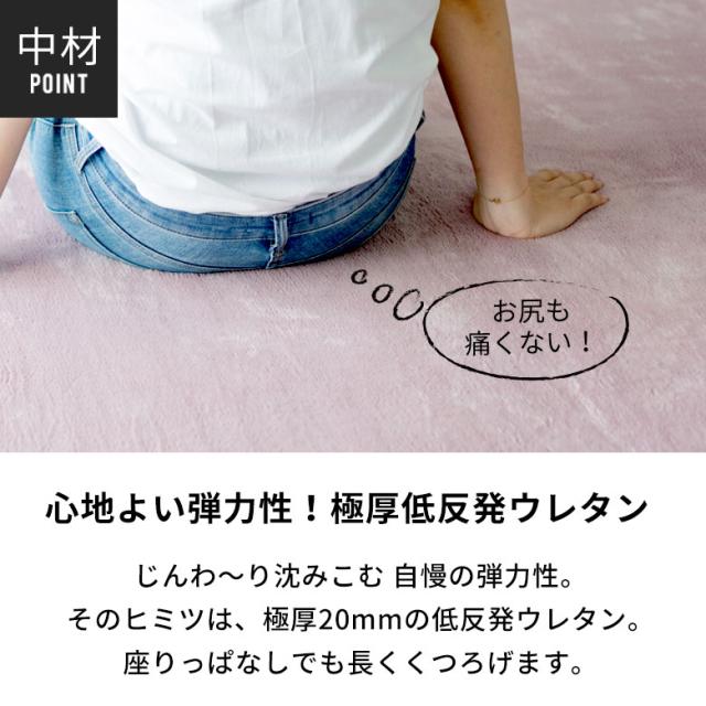 ラグマット カーペット 低反発 130×190cm ラグ リビングラグ マイクロファイバー じゅうたん 厚手 28mm 長方形 t100-130x190の通販は