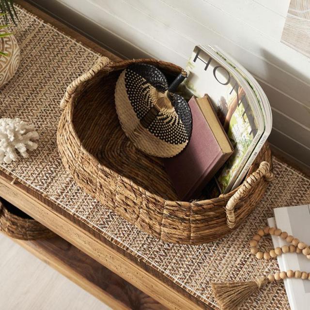 アジアン バリ島 バスケット かご 3点 セット リゾート 収納 家具 オブジェ アジアン バリ島 バスケット かご 3点 セット リゾート 収納