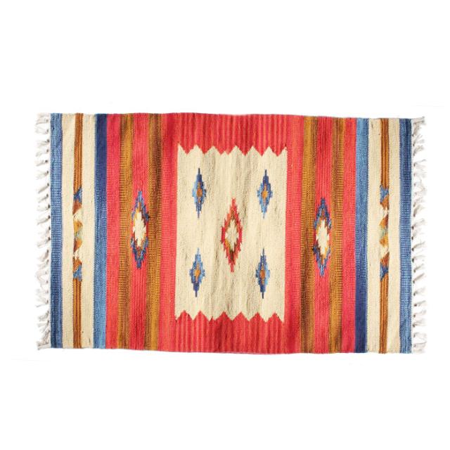 玄関マット 室内 おしゃれ 60 90cm ラグ マット キリム インド綿 民族 エスニック ネイティブ オルテガ Bタイプの通販はau Pay マーケット Elements