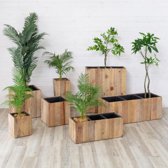 プランターカバー 3分割 スクエア形 プランター 5号用 トール 植木鉢