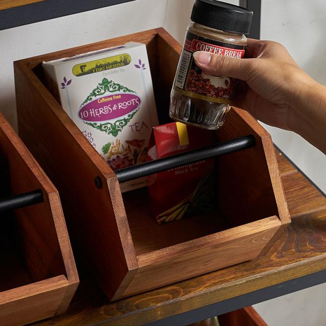 ウッドコンテナボックス Sサイズ 収納 引き出し 木製 スタッキング 3色