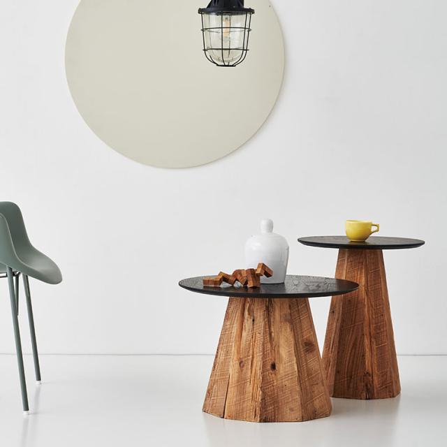 ラウンドテーブル/サイドテーブル 直径60cm 丸型 木製 『マルシェ』 アンティーク調 完成品 生活用品 インテリア 雑貨 テーブル[▲][TP] テーブル おしゃれ サイドテーブル 丸型 直径60cm 60×60 高さ50 丸