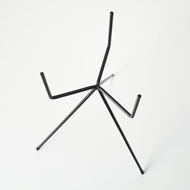 プランタースタンド スタンド フォーク型 アイアン 鉄 直径 32cm 高さ