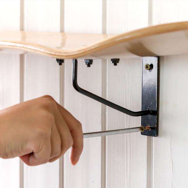 ウォールシェルフ スケートボード 完成品 壁面収納 ラック