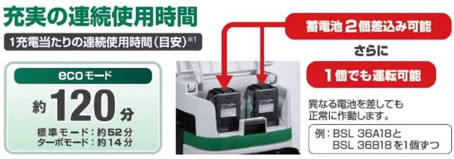 HiKOKI(ハイコーキ) RP3608DA(L)(NN) 充電式集塵機(乾湿両用) 集塵容量:8L 36V【本体のみ】マルチボルト_3