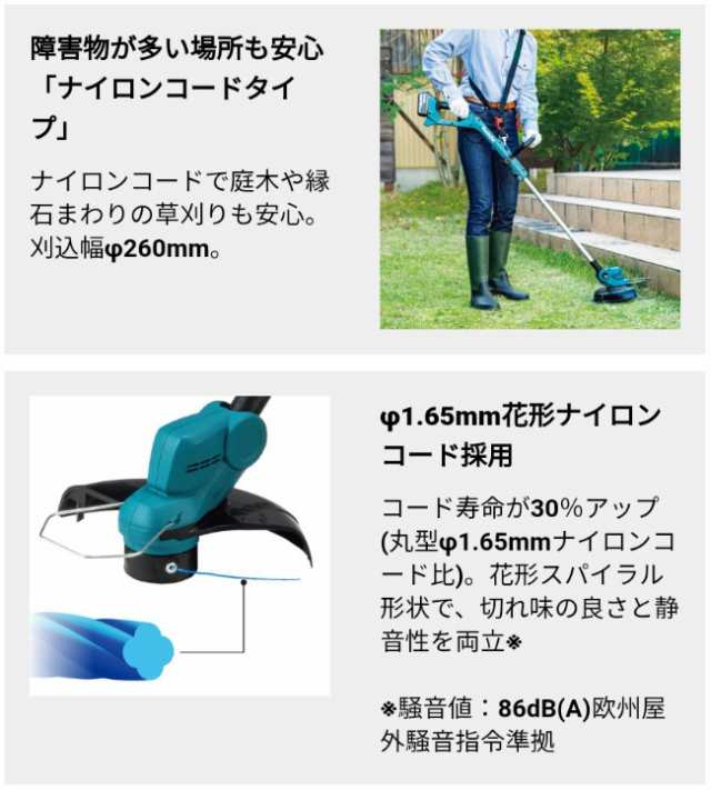 激安人気新品 マキタ 充電式草刈機 18V ナイロンコード式 本体のみ