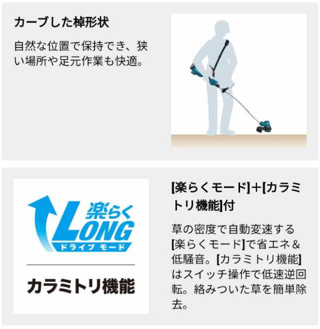 マキタ(makita) 18V充電式草刈機 MUR189DZCP ナイロンコードタイプ 18V【本体のみ】の通販はau PAY マーケット  高橋本社 au PAY マーケット店 au PAY マーケット－通販サイト