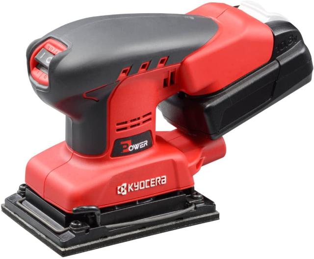 京セラインダストリアルツールズ POWER DIY用 充電式サンダー BS-1110L2 10.8V【バッテリー/充電器セット】No.602100Aの通販は