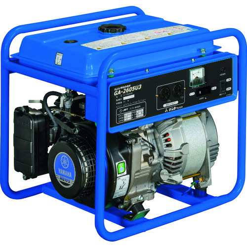 デンヨー 小型ガソリン発電機 GA-2606U3 60Hz 2.6kVA ブラシレス式 リコイルスタータ＆自動遮断装置付き