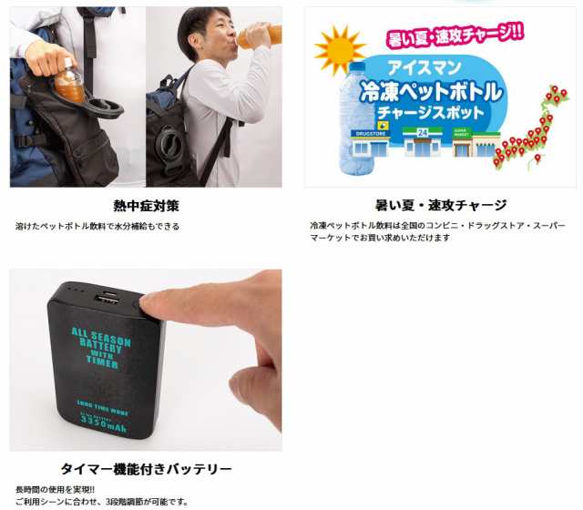 山真製鋸(YAMASHIN) 水冷シート アイスマン シート【イス/フォークリフトなど】ブラック バッテリーセット ICM-STP-SETの通販は