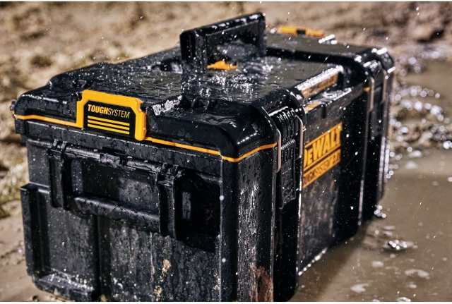 デウォルト(DeWALT) タフシステム2.0 システム収納BOX Lサイズ 工具箱 収納ケース ツールボックス DS400 積み重ね収納 - 1