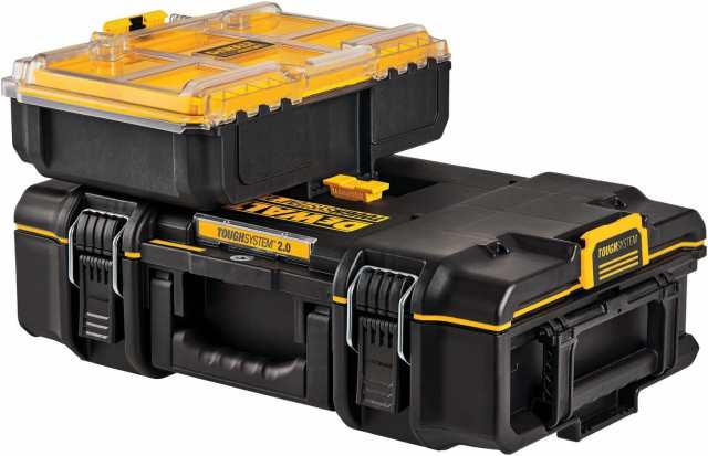 デウォルト(DEWALT) タフシステム2.0 ハーフサイズ オーガナイザー 工具箱 収納ケース ツールボックス 積み重ね収納 IP65 防塵 防水  小物の通販はau PAY マーケット - 高橋本社 au PAY マーケット店 | au PAY マーケット－通販サイト