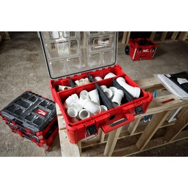 直送品】 ミルウォーキー PACKOUTオーガナイザー(Sサイズ)(4個入) 48