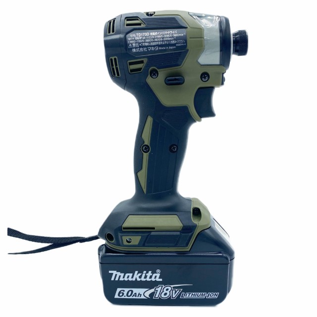 マキタ(makita) TD173DZO 充電式インパクト オリーブ 18V ゼロブレ