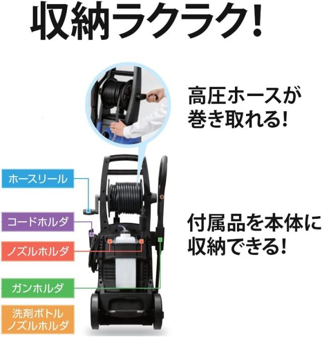 HiKOKI(ハイコーキ) 家庭用高圧洗浄機 水道接続式 AC100V 1200W 10m 