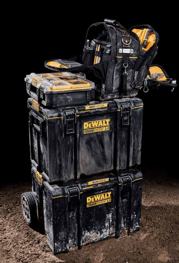デウォルト(DEWALT) タフシステム2.0 システム 収納 ハーフサイズツールバッグ 積み重ね収納 DWST83524-1