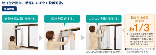 コロナ 冷暖房兼用タイプ 窓用エアコン (ホワイト) CWH-A1823R-W