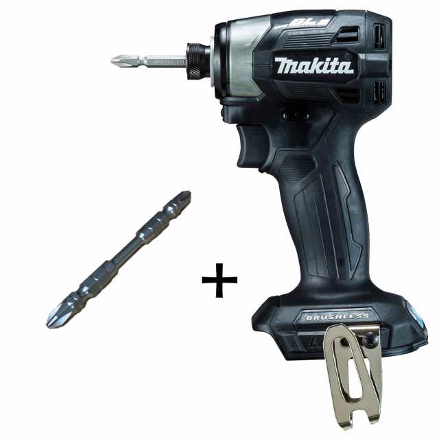 マキタ(makita) TD173DZB+TH-BT+2×85【オリジナルタフビットサービス】充電式インパクト 黒 18V ゼロブレ【本体のみ】※