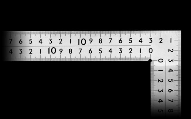 シンワ測定 曲尺中金普及型 ステン60×30cm 表裏同目 8段目盛 63413