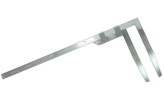 シンワ測定 材木尺 ステン 30cm 表2mm･裏1mm目盛 63509