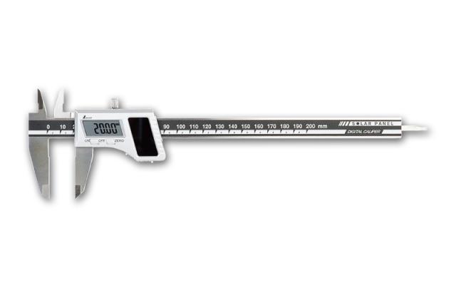 シンワ測定 デジタルノギス 200mm ソーラーパネル 19984