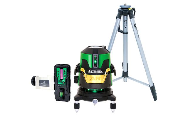 シンワ測定 レーザーロボ LEXIA 31AR グリーン 受光器･三脚セット 70873