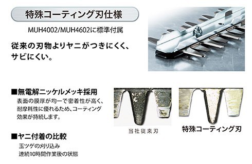 マキタ(makita) 生垣バリカン MUH4652 刈込幅460mm 上下刃駆動式 消費