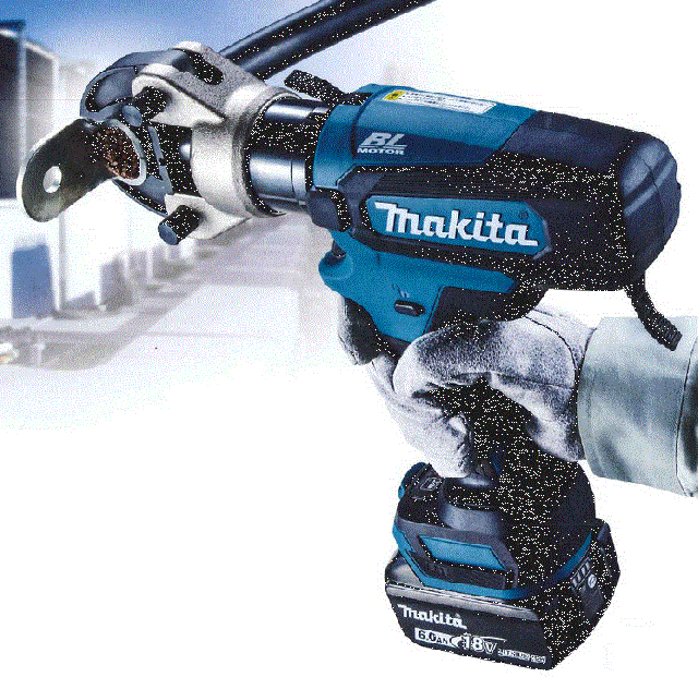 マキタ TC300DRG 充電式圧着機 【バッテリー/充電器セット】（ケーブル切断ユニット別売）【製品保証サービス有り】の通販は 133,426円