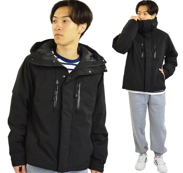 送料無料(沖縄・離島除く) 暖 バイカラー ファイバー ダウンジャケット