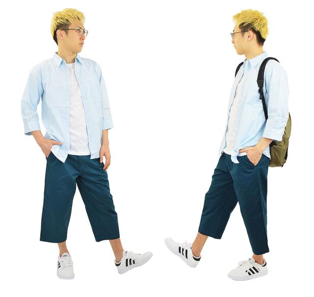 七分丈 パンツ メンズ チノパン 七分丈パンツ 7分丈パンツ