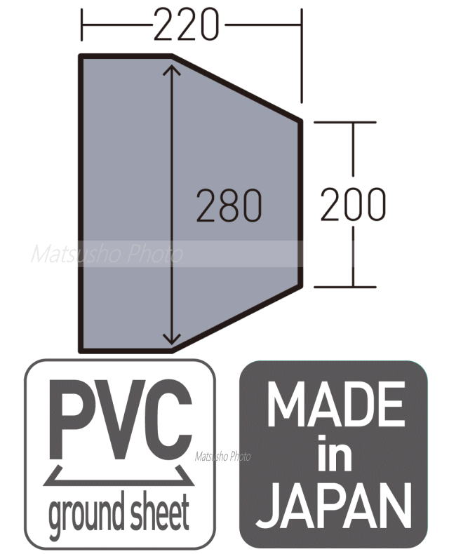 ogawa オガワキャンパル シート マルチシート ツインクレスタ フルインナー用 PVC素材 テントシート グランドシート キャンプ アウトドア CAMPAL JAPAN PVCマルチシート ツインクレスタ フルインナー用 1435_3