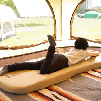 DOD マット ソロサイズ キャンプ用マット 自動膨張式 インフレータブルマット アウトドア用マット マットレス オートマチックエアバルブ 丸洗いOK キャンプ ソトネノキワミS（マクラなし）CM1-649-TN-NP