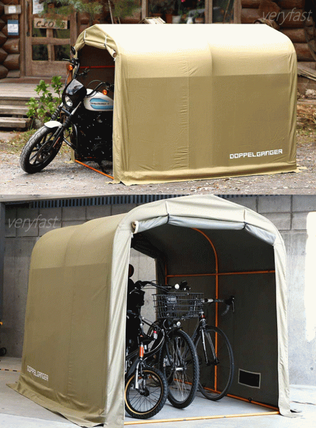 メーカー直送 簡易型ガレージ DOPPELGANGER ストレージバイク メーカー直送 簡易型ガレージ DOPPELGANGER ストレージバイク