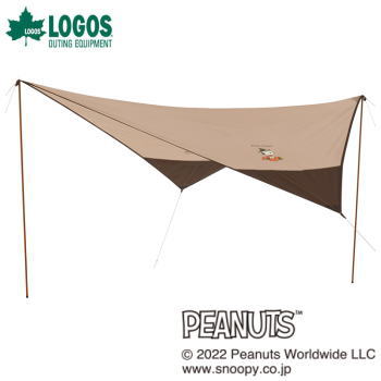ロゴス タープ ウィング型 リビングタープ ウィングタープ ウィング型タープ 設営簡単 収納バッグ付き アウトドア キャンプ LOGOS SNOOPY ウィングタープセット-BB 86001098