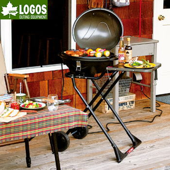 ロゴス グリル バーベキューグリル スタンド型グリル 電気式グリル BBQグリル バーベキューコンロ 野外グリル アウトドア キャンプ LOGOS CHEF BBQエレグリル 81060000