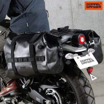 DOPPELGANGER バッグ バイク用 サイドバッグ 防水サイドバッグ 防水ツーリングバッグ TPUサイドバッグ オートバイ用バッグ ツーリングバッグ TPU サイドバッグ2 ブラック DBT640-BK メーカー直送