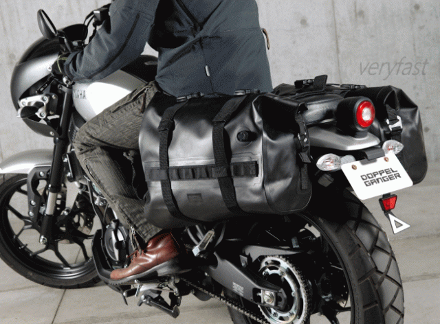 DOPPELGANGER バッグ バイク用 サイドバッグ 防水サイドバッグ 防水ツーリングバッグ TPUサイドバッグ オートバイ用バッグ ツーリングバッグ TPU サイドバッグ2 ブラック DBT640-BK メーカー直送_1