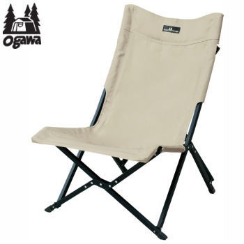 ogawa チェア 収束式 椅子 ローチェアII アイボリー 1929 ローチェア アウトドアチェア キャンパルジャパン